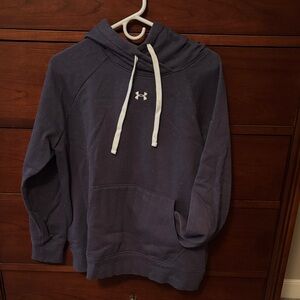 Under Armour Women's Purple Hoodie with White Accents